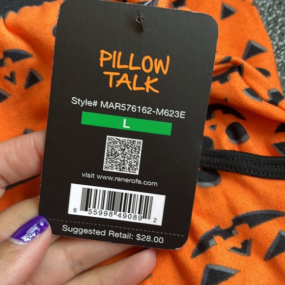 Jack O Lanter print pj pants - Picture 5 of 7